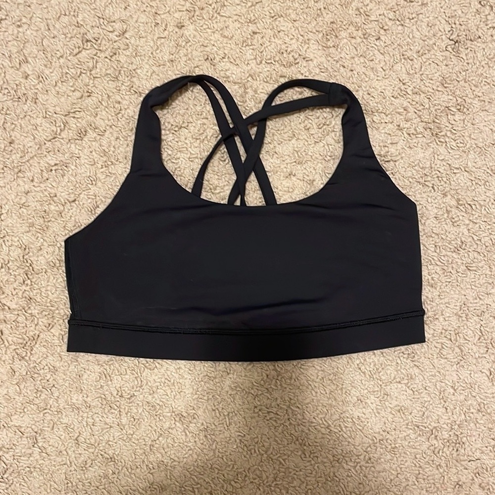 Lululemon Energy Bra Black NWOT Never Worn - Picture 3 of 7